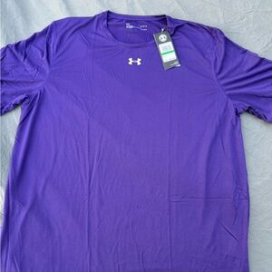 Under Armour Purple Short-Sleeve Performance Tee